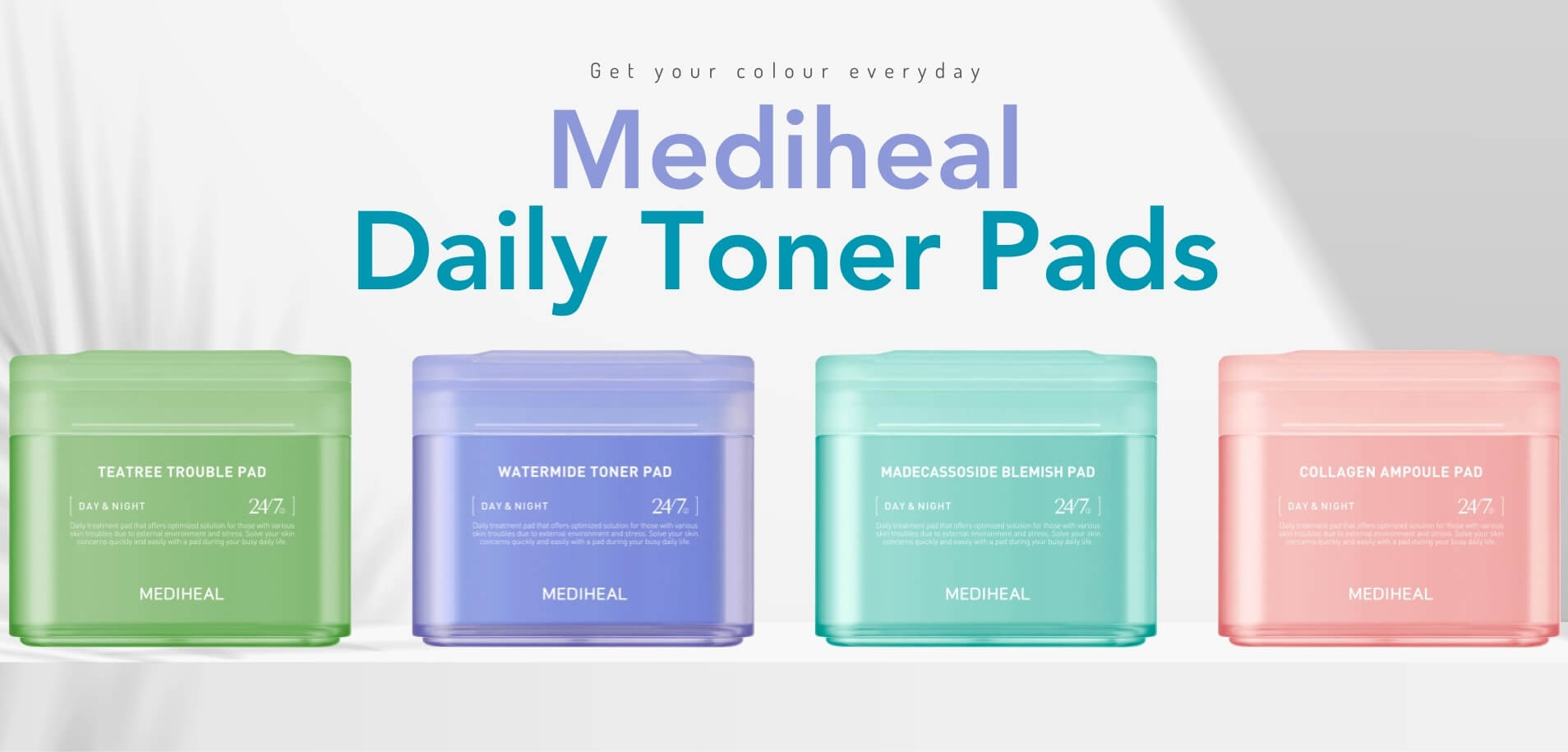 MEDIHEAL TONER PADS:IDEAL FOR DAY & NIGHT CARE - JOSEPH BEAUTY