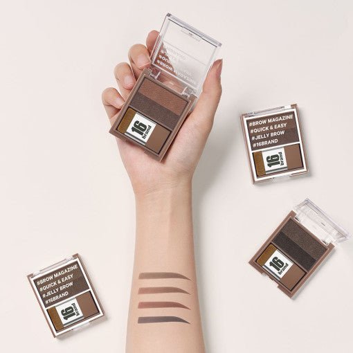 16BRAND 16 Brow Magazine Eyebrow (3colors) - JOSEPH BEAUTY