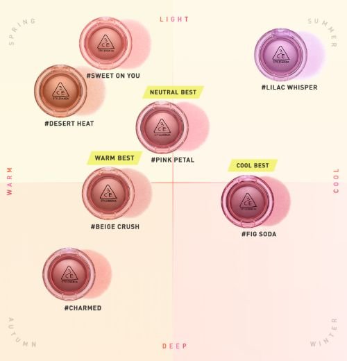 3CE Bouncy Blur Balm 4.8g (7colors) - JOSEPH BEAUTY