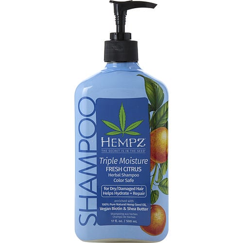 Hempz Hempz Triple Moisture Moisture-Rich Daily Herbal Replenshing Shampoo 17 Oz