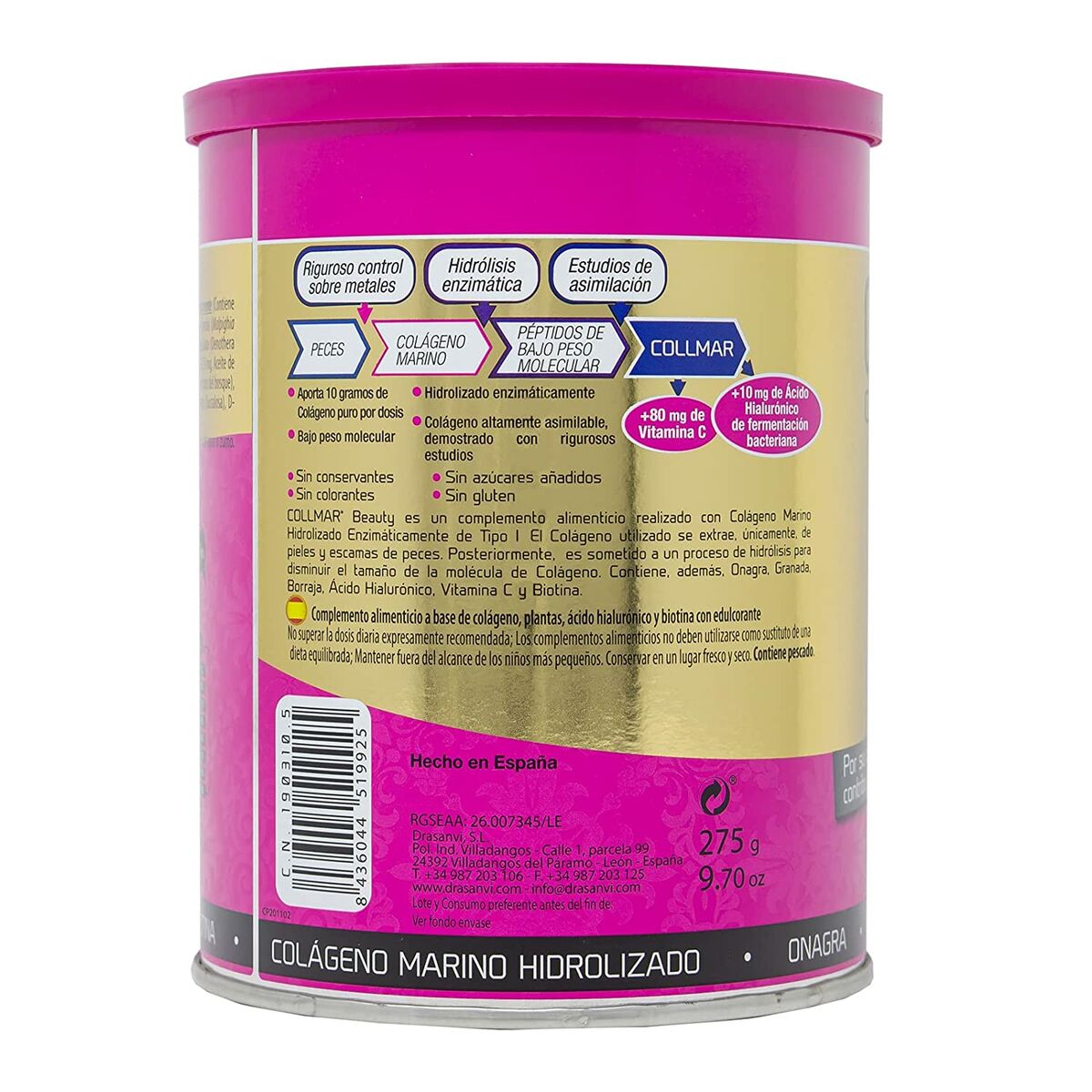Hydrolysed marine collagen Drasanvi 032050394 275 g (275 g)