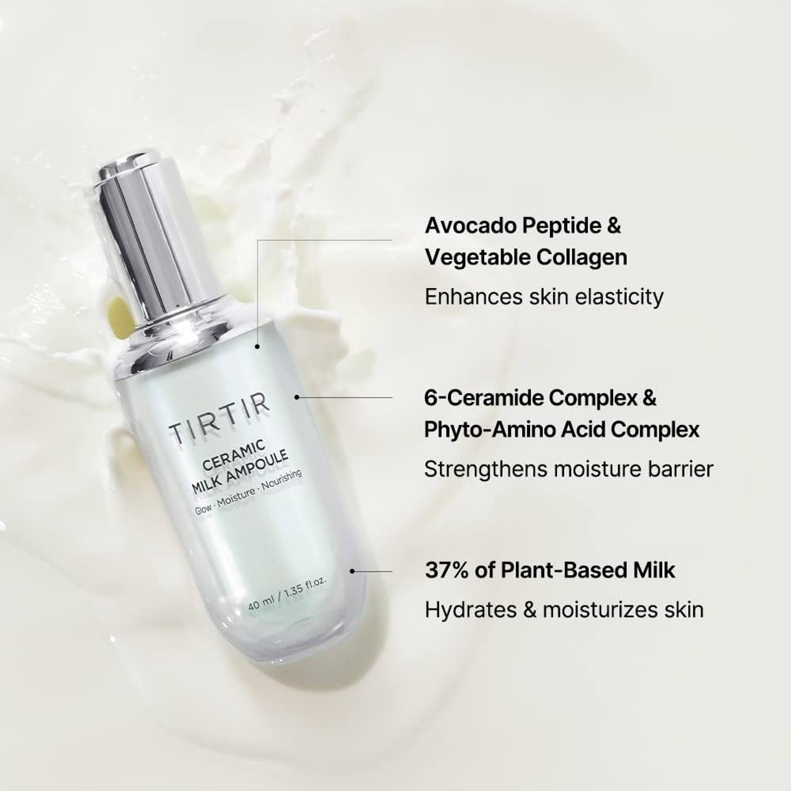 TIRTIR Ceramic Milk Ampoule 40ml