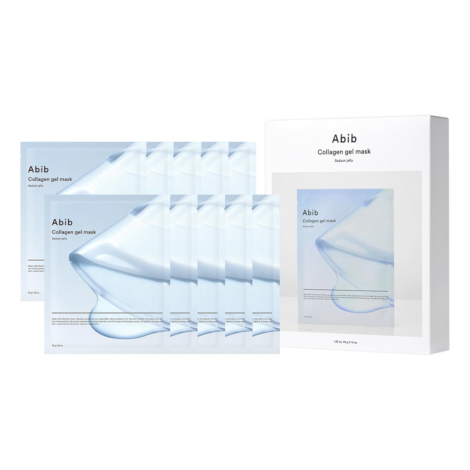 Abib Collagen Gel Mask 35g X 10ea Sedum Jelly - JOSEPH BEAUTY