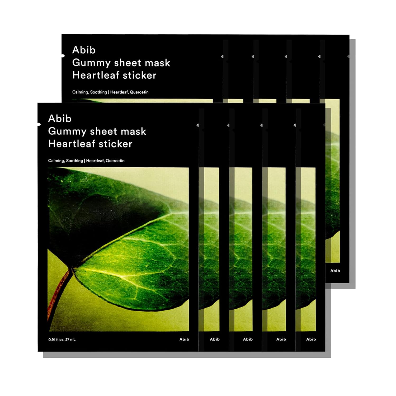 Abib Gummy Sheet Mask Heartleaf Sticker 27ml X 10ea - JOSEPH BEAUTY