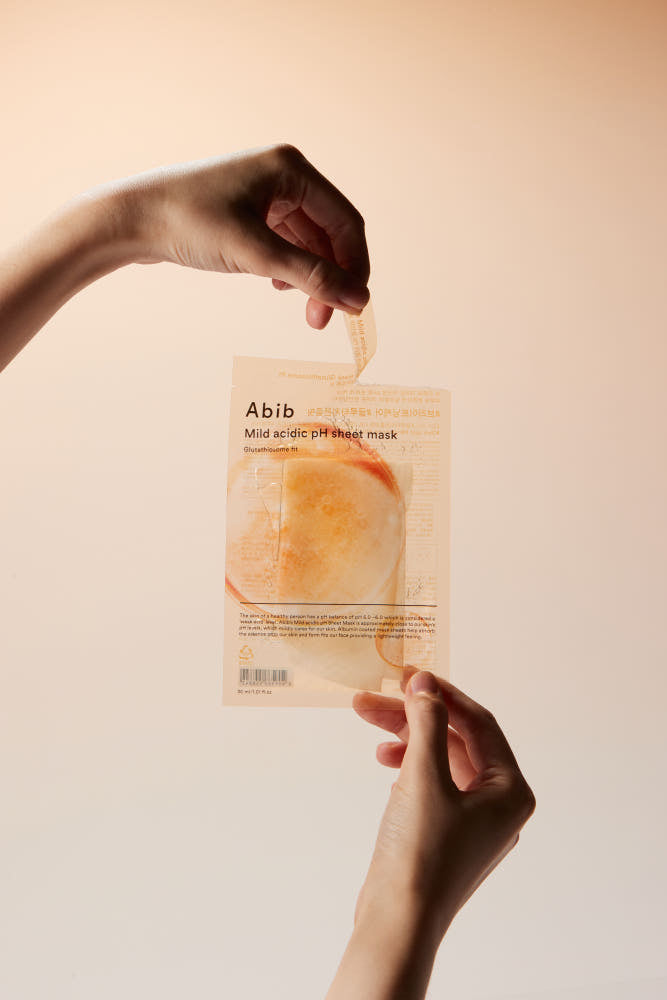 Abib Mild acidic pH sheet mask Glutathiosome fit 30ml X 10ea