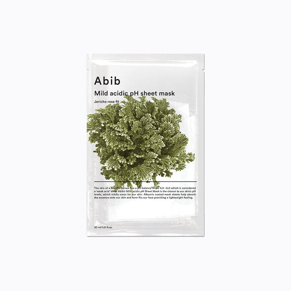 Abib Mild Acidic pH Sheet Mask Jericho Rose Fit 30ml X 10ea - JOSEPH BEAUTY