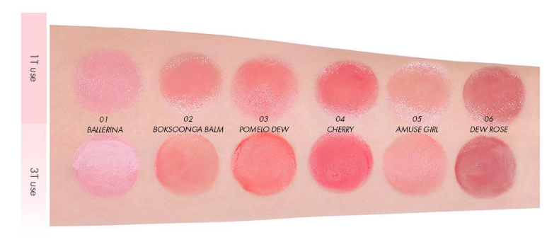 Amuse Dew Balm 3.2g (6 Colors)