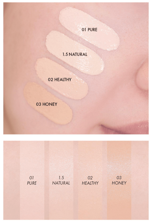 AMUSE Dew Wear Foundation SPF50+ PA++++ SET 35ml + 35ml(Refill) (4 Colors) - JOSEPH BEAUTY
