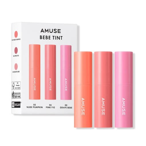 AMUSE Mini Bebe Tint SET 1.3g X 3ea - JOSEPH BEAUTY