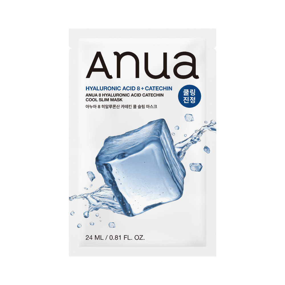 Anua 8 Hyaluronic Acid Catechin Cool Slim Mask Sheet 24ml X 10ea - JOSEPH BEAUTY