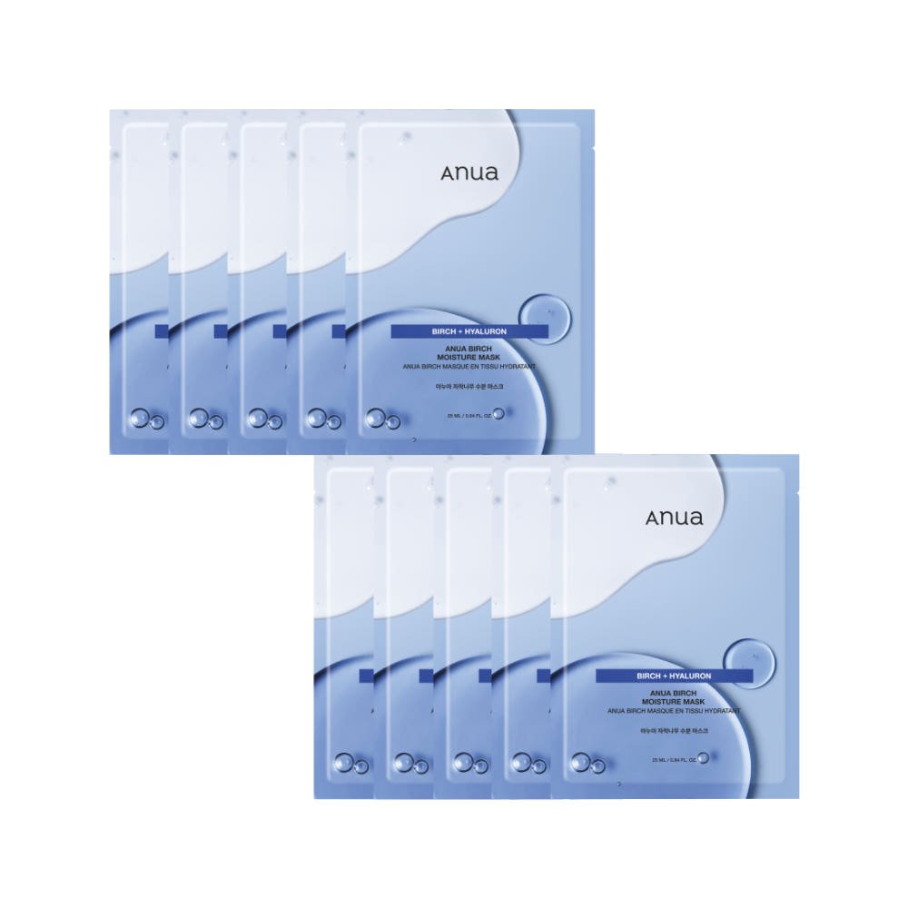 Anua Birch Moisture Mask 25ml X 10ea - JOSEPH BEAUTY