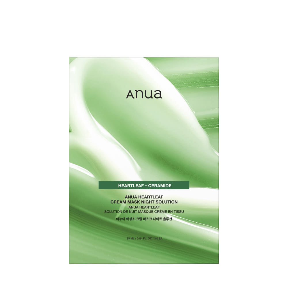 Anua Heartleaf Cream Mask Night Solution 25ml X 10ea - JOSEPH BEAUTY