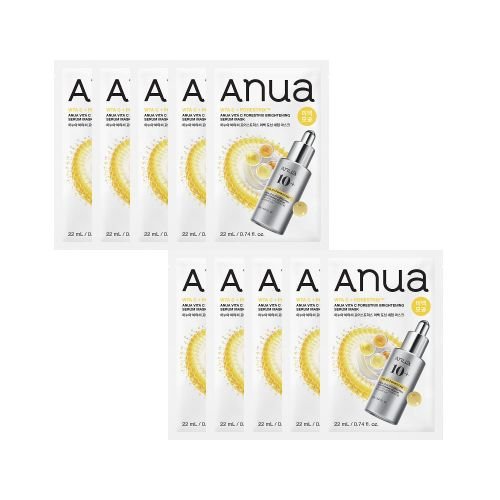Anua Vita C Porestrix Brightening Serum Mask 22ml X 10ea - JOSEPH BEAUTY