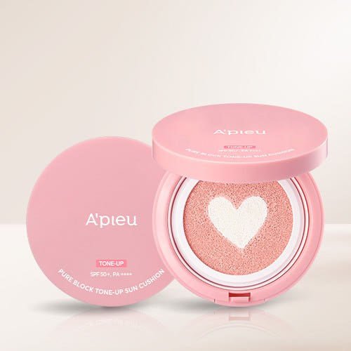 A'pieu Pure Block Tone - Up Sun Cushion SPF50+ PA++++ 11g - JOSEPH BEAUTY
