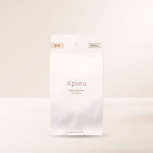 A'pieu Waterlock Cushion SPF50+ PA++++ 15g (Refill) 21 Light Beige - JOSEPH BEAUTY