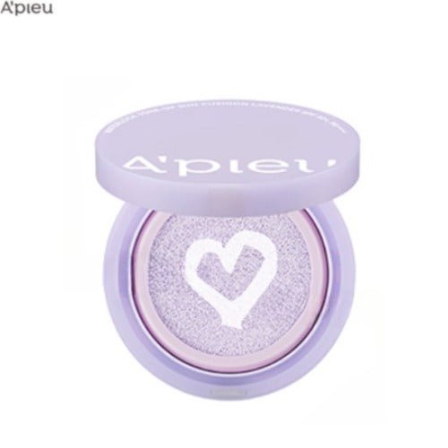 A'pieu Waterlock Tone Up Sun Cushion Lavender SPF50+ PA++++ 15g - JOSEPH BEAUTY