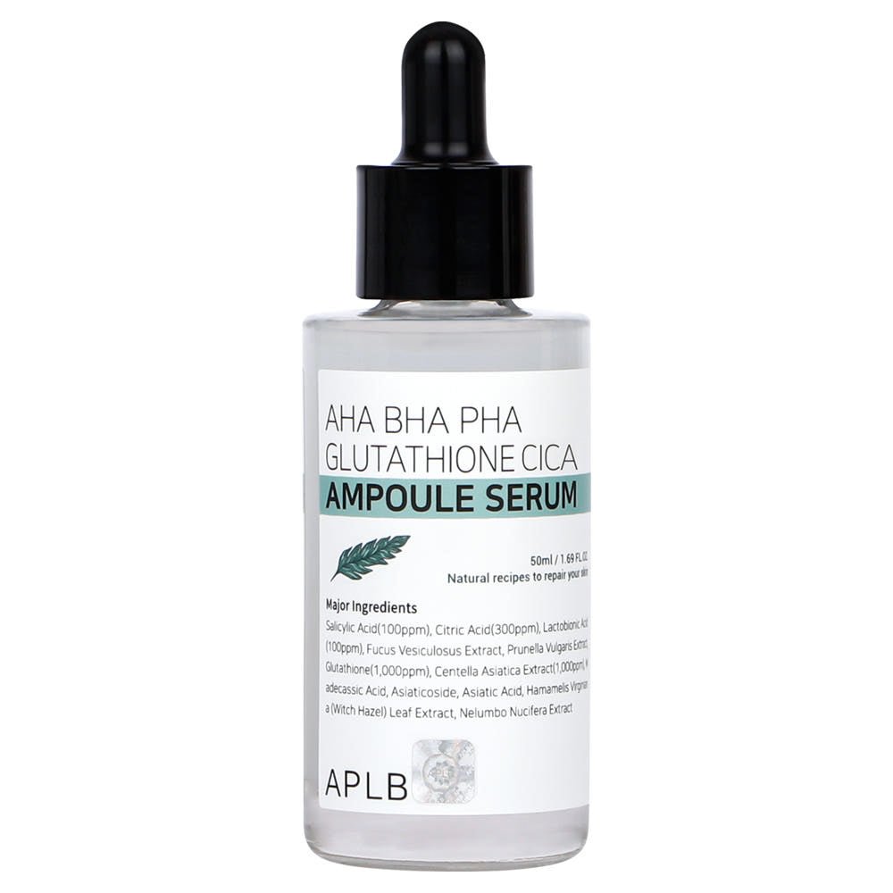 APLB AHA BHA PHA Glutathione Cica Ampoule Serum 50ml - JOSEPH BEAUTY