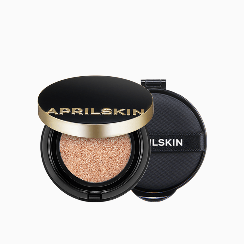 APRILSKIN Magic Snow Cushion SPF50+ PA+++ Set 15g+15g(Refill) - JOSEPH BEAUTY