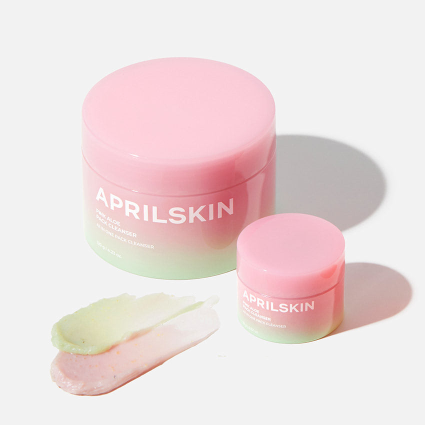 APRILSKIN Pink Aloe Mask-to-Foam Soothing Cleanser 15g