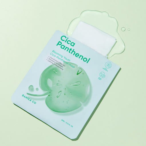 BANILA CO Blooming Youth Cica Panthenol Mask 22ml X 10ea - JOSEPH BEAUTY