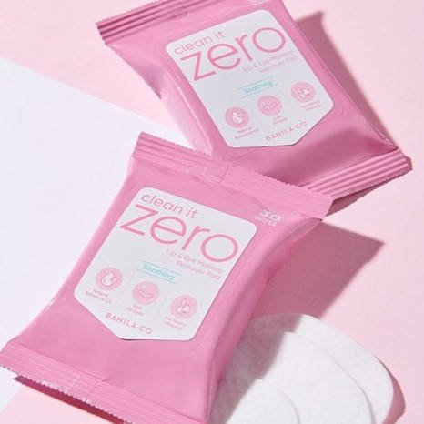 BANILA CO Clean It Zero Soothing Lip & Eye Remover Pad 60g/30P - JOSEPH BEAUTY