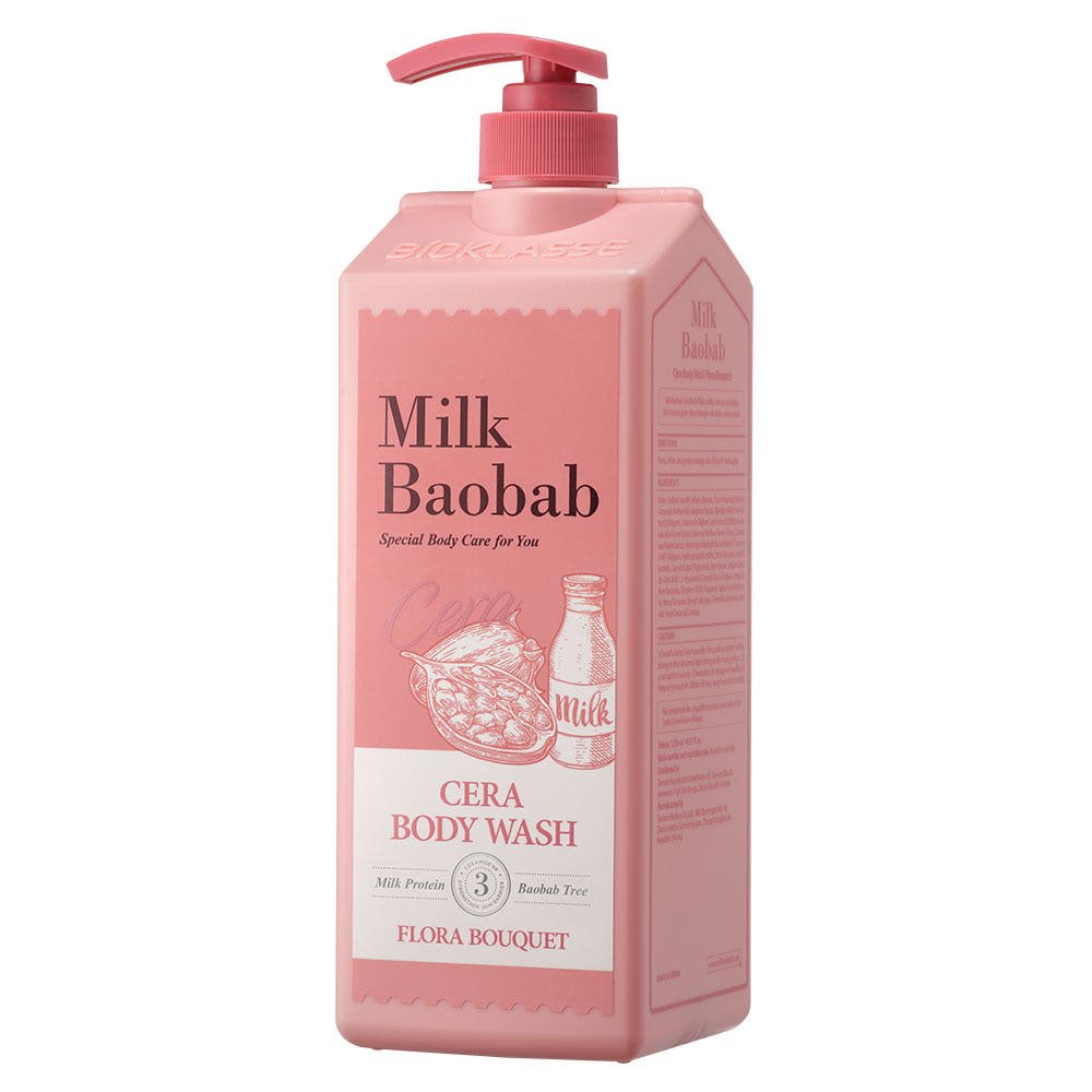 BIOKLASSE MILK BAOBAB CERA Body Wash 1200ml Flora Bouquet - JOSEPH BEAUTY
