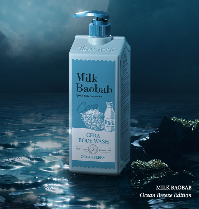 BIOKLASSE MILK BAOBAB CERA Body Wash 1200ml #Ocean Breeze