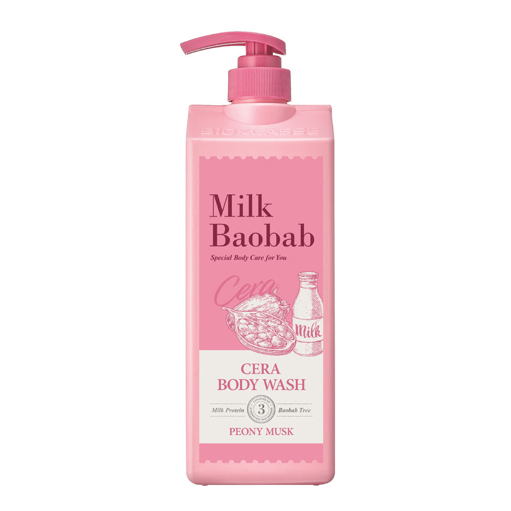 BIOKLASSE MILK BAOBAB CERA Body Wash 1200ml #Peony Musk