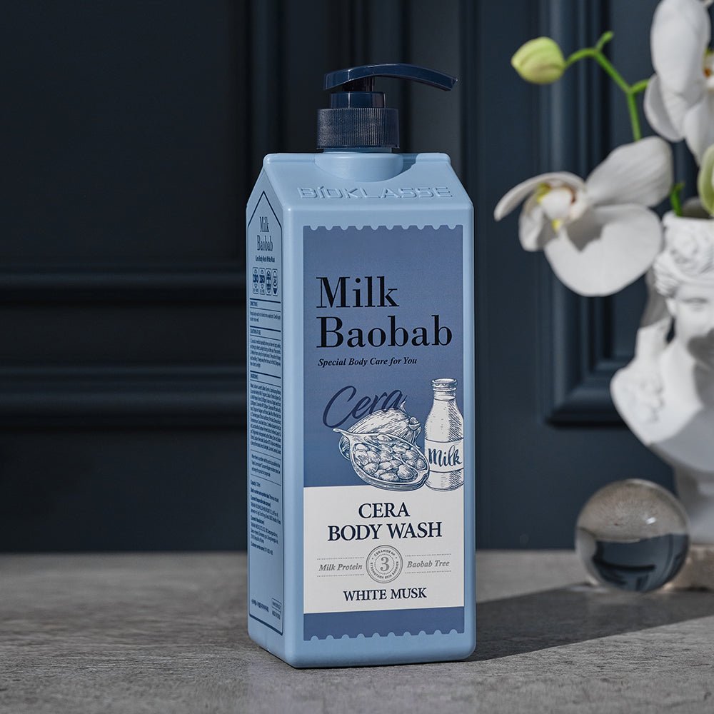 BIOKLASSE MILK BAOBAB CERA Body Wash 1200ml White Musk - JOSEPH BEAUTY