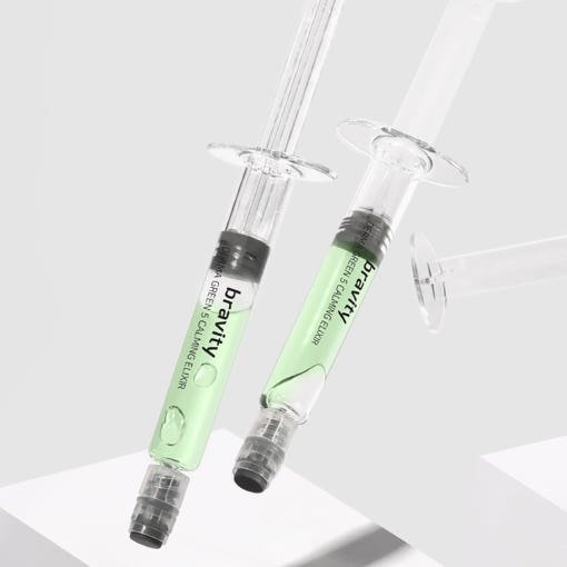 bravity Derma Green 5 Calming Elixir 3.5ml X 7ea (Syringe Type) - JOSEPH BEAUTY