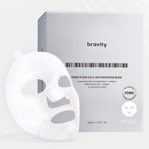 bravity PDRN Stem Cell Skin Booster Mask 40ml X 5ea - JOSEPH BEAUTY