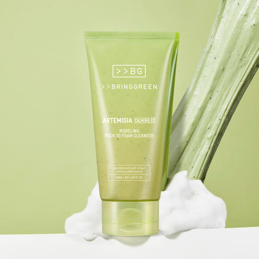 BRINGGREEN Artemisia Calming EX Modeling Pack to Foam Cleanser 120ml