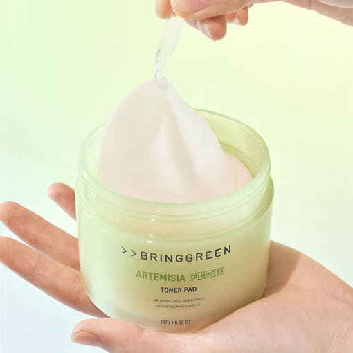 BRINGGREEN Artemisia Calming EX Toner Pad 187g/75pads