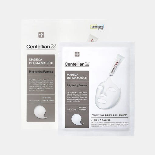 CENTELLIAN24 MADECA DERMA Mask 3 Brightening Formula 23ml X 10ea - JOSEPH BEAUTY