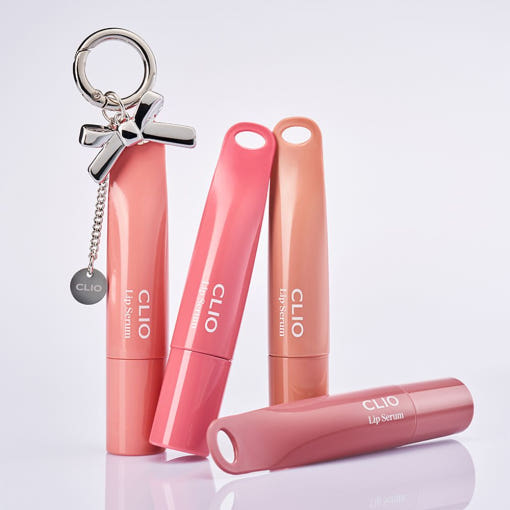 CLIO Glaze Lip Serum Keyring Set 8g (4colors)