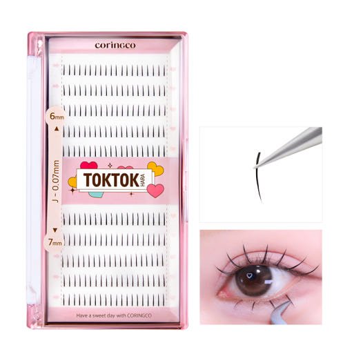 CORINGCO Toktok - Hara Under Eyelashes (110pcs, 200pcs) (3 Types) - JOSEPH BEAUTY