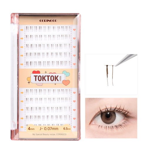 CORINGCO Toktok - Hara Under Eyelashes (110pcs, 200pcs) (3 Types) - JOSEPH BEAUTY