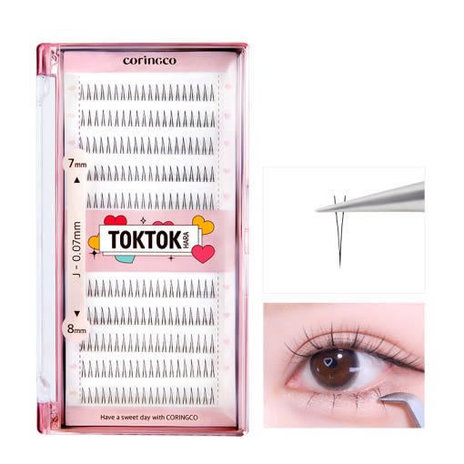 CORINGCO Toktok - Hara Under Eyelashes (110pcs, 200pcs) (3 Types) - JOSEPH BEAUTY
