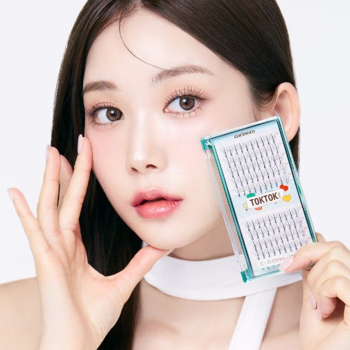 CORINGCO Toktok - Hara W Eyelash 100pcs (4 Types) - JOSEPH BEAUTY