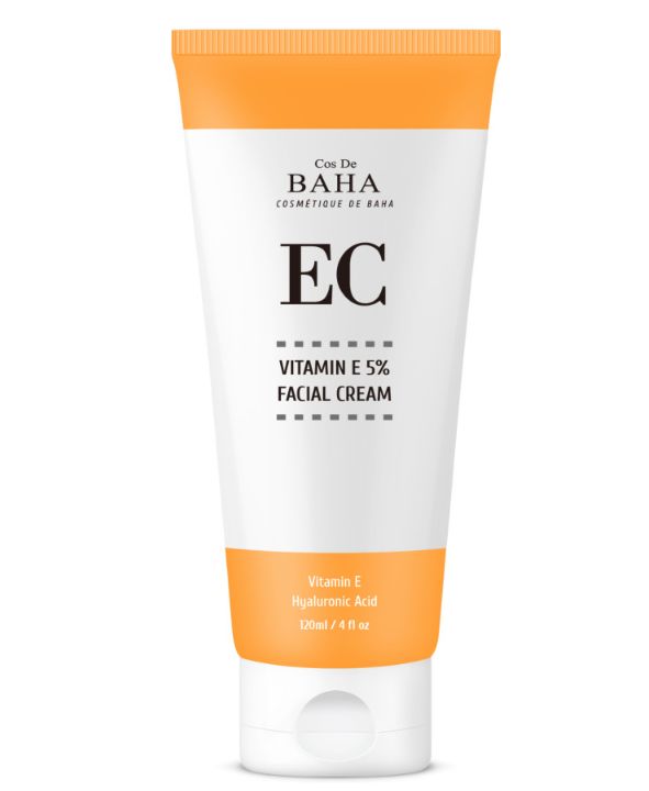 Cos De BAHA EC Tocopheryl acetate (Vitamin E) 5% with Niacinamide Facial Cream 120ml