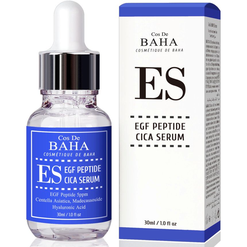 Cos De BAHA EGF Peptide 5ppm Cica Serum 30ml