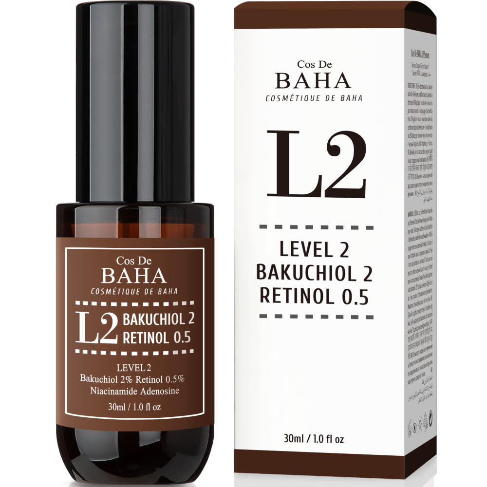 Cos De BAHA L2 Bakuchiol 2% + Retinol 0.5% Serum 30ml
