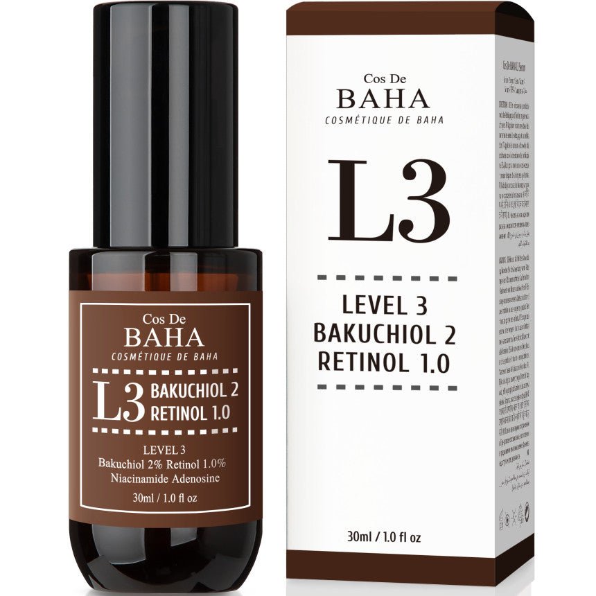 Cos De BAHA L3 Bakuchiol 2% + Retinol 1% Serum 30ml - JOSEPH BEAUTY