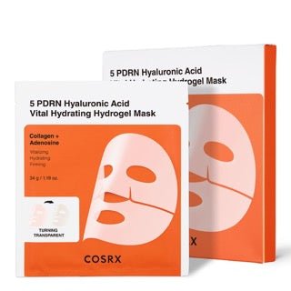 COSRX 5 PDRN Hyaluronic Acid Vital Hydrating Hydrogel Mask 34g X 3ea - JOSEPH BEAUTY