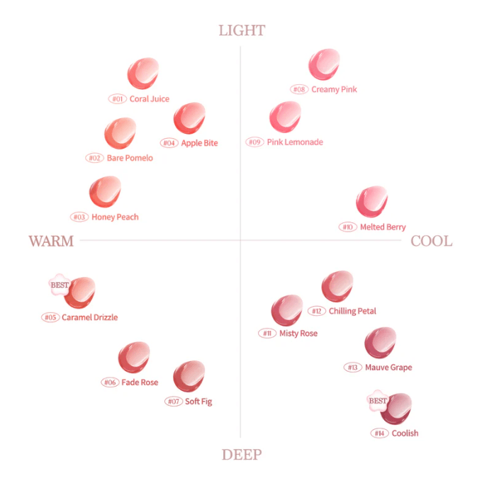 dasique Pure Water Lip Gloss 2.6g (14colors) - JOSEPH BEAUTY