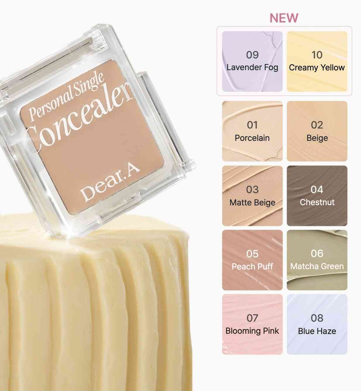 Dear.A Personal Single Concealer 1.8g (10colors) - JOSEPH BEAUTY