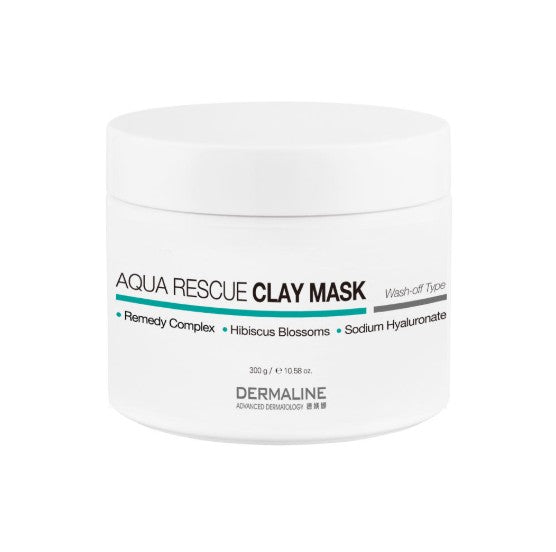 DERMALINE Aqua Rescue Clay Mask 300ml