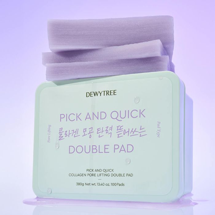 DEWYTREE Pick And Quick Collagen Pore Lifting Double Pad 380g/100ea - JOSEPH BEAUTY