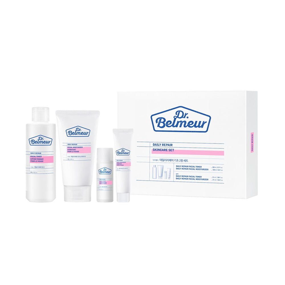 Dr.Belmeur Daily Repair Skincare Set (Toner 200ml + Moisturizer 120ml) - JOSEPH BEAUTY