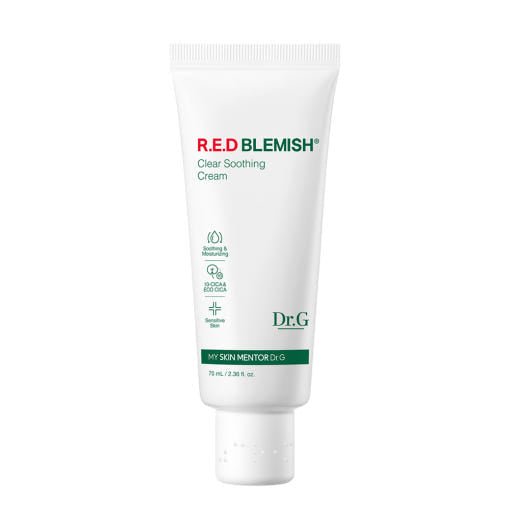 Dr.G RED BLEMISH Clear Soothing Cream 70ml (Tube Type) - JOSEPH BEAUTY